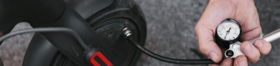 Check Scooter Tires, Portable Tire Inflator